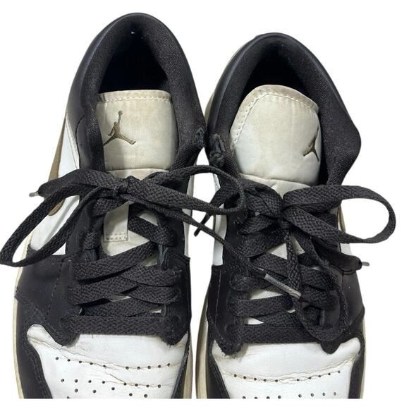 Air Jordan 1 Low Shadow Brown Womens Size 9.5 DC0774-200 Nike Black Sneakers - Picture 5 of 11